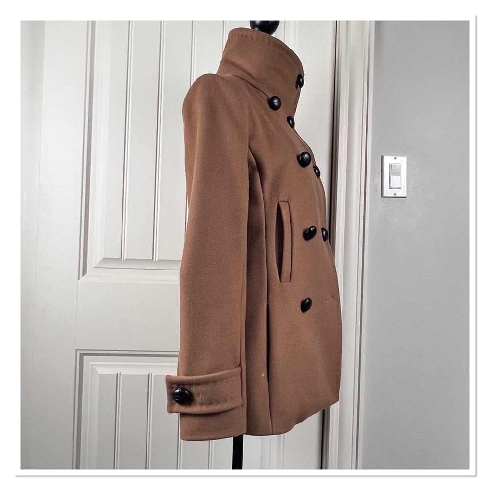 BABATON 'Howell' Double-Breasted Camel Pea Coat - Picture 6 of 15